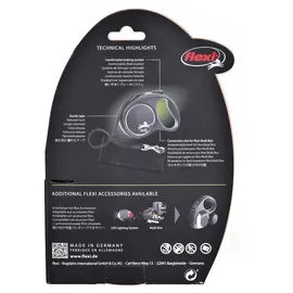 flexi flexi® Black Design L 5 m, blau