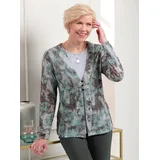 Witt Weiden 2-in-1-Langarmshirt in salbei-steingrau-bedruckt | Gr.: 40