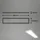 Briloner LED Panel 1-flg. 98x20x3 cm weiß