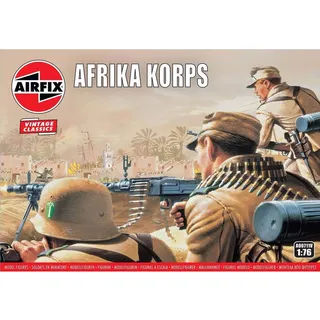 AIRFIX A00711V 1/76 WWII Deutsches Afrika Korps Modellbausatz, verschieden, 1: 76 Scale