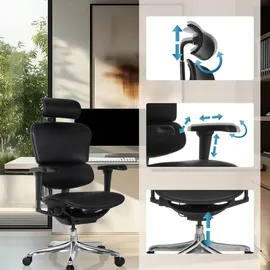 HJH Office Ergohuman Ultra L Gen2 Leder Schwarz