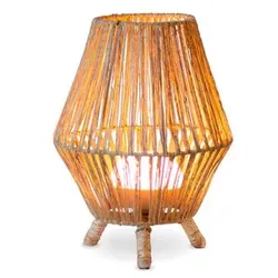 new garden LED-Außentischleuchte Sisine 30 Naturfaser Beige Natur 32,5 cm