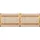 Tetzner & Jentzsch Doppeltor für Senkrechtzaun 300 x 80 cm Braun/Holz
