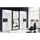 WIMEX Drehtürenschrank Vegas 270 x 208 x 58 cm Weiß/Graphit