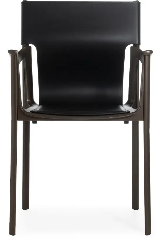 Magis Venice Stuhl, dark bronze / schwarz