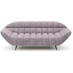 Sofa Gappa Stoff Rosa 2-Sitzer