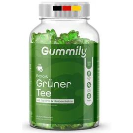 gummily Premium Grüntee Gummies Grüntee Extrakt Garcinia Extrakt Himbeer Keton Grüner Kaffeebohnen Extrakt Tee 60 St.