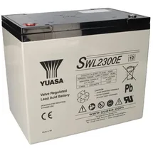 YUASA Blei-Akku SWL2300E Pb 12V / 80Ah 10-12 Jahresbatterie, M6 innen