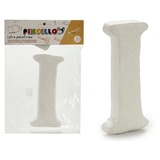 Pincello Buchstabe I Polystyrol, Verschiedene Materialien, bunt, Einheitsgröße