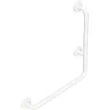 Brillantbad BELP Haltegriff Rechts Eisen Weiß mit Abdeckung 630x680x110 mm, 120 kg Traglast für Bad & WC >> zum Bohren