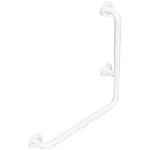 Brillantbad BELP Haltegriff Rechts Eisen Weiß mit Abdeckung 630x680x110 mm, 120 kg Traglast für Bad & WC >> zum Bohren