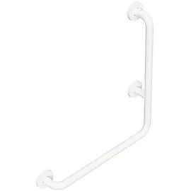 Brillantbad BELP Haltegriff Rechts Eisen Weiß mit Abdeckung 630x680x110 mm, 120 kg Traglast für Bad & WC >> zum Bohren