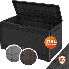 CASARIA Gartenbox 310 l 119 x 48 cm Anthrazit