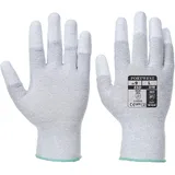 PORTWEST A198 Antistatische PU-Fingerspitzen-Sicherheitshandschuh Grau M
