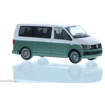 RIETZE 11664 - Volkswagen T6 Bus KR candyweiß/bay leaf green 1:87