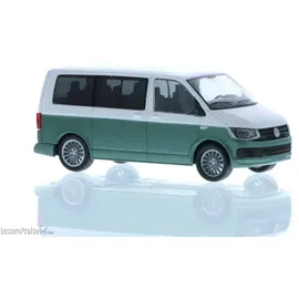 RIETZE 11664 - Volkswagen T6 Bus KR candyweiß/bay leaf green 1:87
