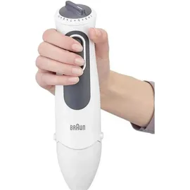 Braun MultiQuick 3 MQ 3137 Stabmixer weiß/anthrazit
