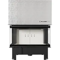 Kratki NBC 1000/400 Kamineinsatz Stahl Schwarz