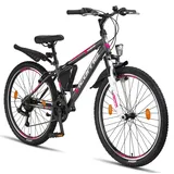 Licorne Bike Guide Premium Mountainbike in 20, 24 und 26 Zoll - Fahrrad für Mädchen, Jungen, Herren und Damen - Shimano 21 Gang-Schaltung, Kinderfahrrad, Kinder