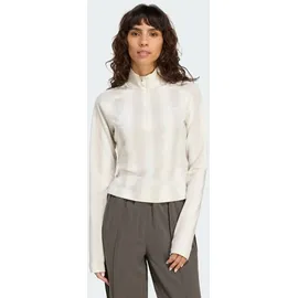 adidas Half-Zip Graphic Football Longsleeve - Off White - 2XS