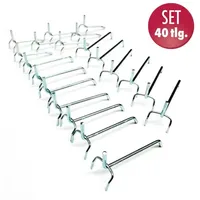 Kreher Werkzeughalter Metall 40 tlg. grau