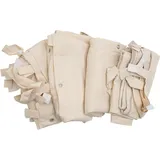 4er-set Seitenwand Für Pergola Hhg 927, Ersatzseitenwand Pavillon, 3x3m Polyester Creme