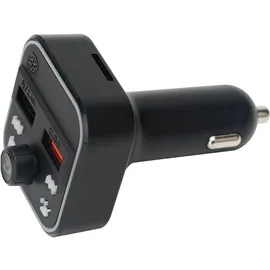 casativo FM Transmitter mit Bluetooth 5 USB-A Ladeports Drahtloser AutoRadio Adapter m. Media Player für den Zigarettenanzünderanschluss