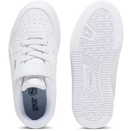 Puma Caven 2.0 AC Kinder Weiß/Silber/Schwarz 32