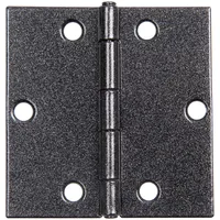 GAH Alberts Alberts Duravis Scharnier quadratisch Schwarzdiamant Duplexbesch. 60