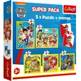 Trefl S.A. Vedes Paw Patrol Puzzle + Memo 50 Teile