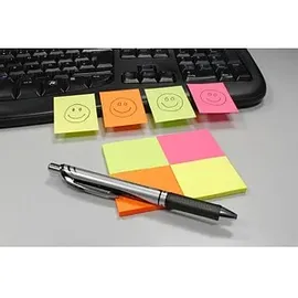 Info Box Haftnotizen farbsortiert, 4 Blöcke