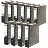 Falken Ordner Recycling 7 cm DIN A5 schwarz 10 St.