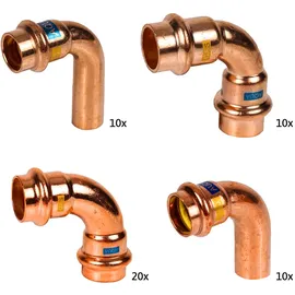 Sanpro 80 tlg. Starter-Paket Pressfitting Kupfer, DVGW zertifiziert