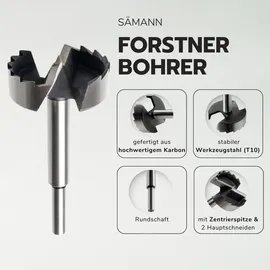 Sämann Forstnerbohrer gezahnt 100 mm