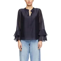 Comma, Comma Damen Shirt 2180231 Blue 46 - 46