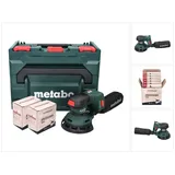 Metabo SXA 18 LTX 125 BL Akku Exzenterschleifer 18 V 125 mm - 600146840 + 2x Toolbrothers turtle Schleifset - ohne Akku, ohne