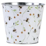 Esschert Design - Blumentopf Blumen- und Bienenmuster ø 15,9 cm
