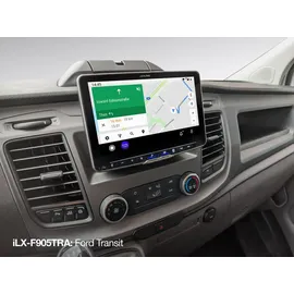 Alpine iLX-F905TRA | Autoradio mit 9-Zoll Touchscreen, DAB+, 1-DIN-Einbaugehäuse, Apple CarPlay Wireless und Android Auto Unterstützung für Ford Transit (ab 2018)