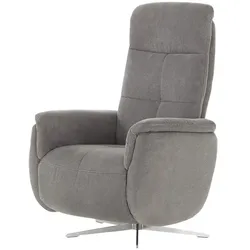Relaxsessel mit Funktion   Gladys II ¦ grau ¦ Maße (cm): B: 77 H: 120 T: 87.0