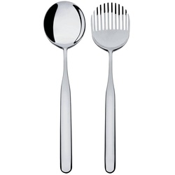 Alessi Salatbesteck Collo Alto 2tlg. Edelstahl Silber