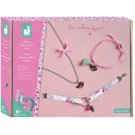 Janod Set zum Herstellen von 3 Blumen-Schmuckbändern