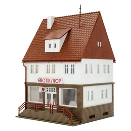 Vollmer Erotikshop mit Inneneinrichtung und LED-Beleuchtung 43870 H0