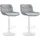 deluke Barhocker RAGAD 49 x 51 x 85 cm Grau/Weiß