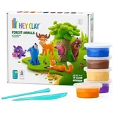 Hey Clay Set Waldtiere Bastelwerkzeug