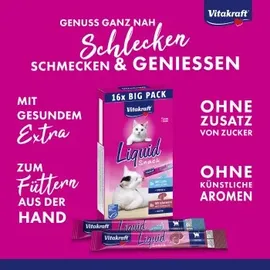 Vitakraft Liquid Snack mit Lachs 16 x 15 g
