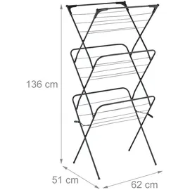 Relaxdays 0 m schwarz