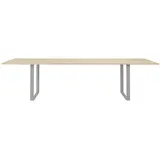 Muuto Tisch, 295 x 108 cm, eiche massiv / grau