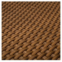 Haga - Balkonblende 0,9m Br. (Meterware) Sichtschutz aus PE-Rattan cognac