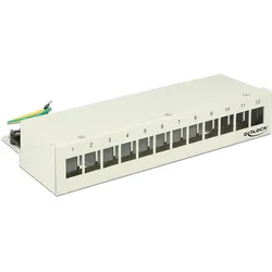 Delock Keystone Desktop Patch Panel - Patch Panel