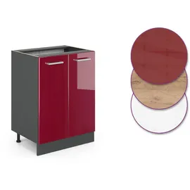 Vicco Unterschrank R-Line 60 x 46 x 81,6 cm Rot